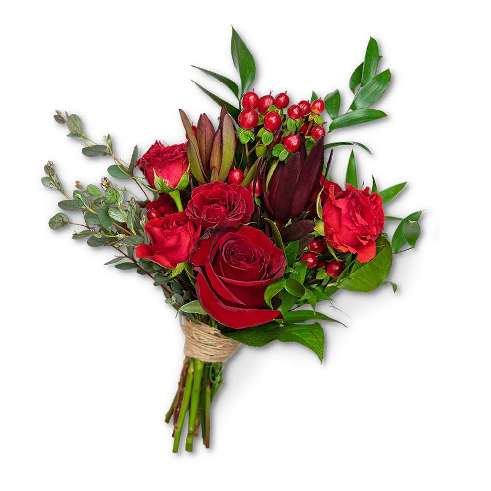 Crimson Hand-tied Bouquet