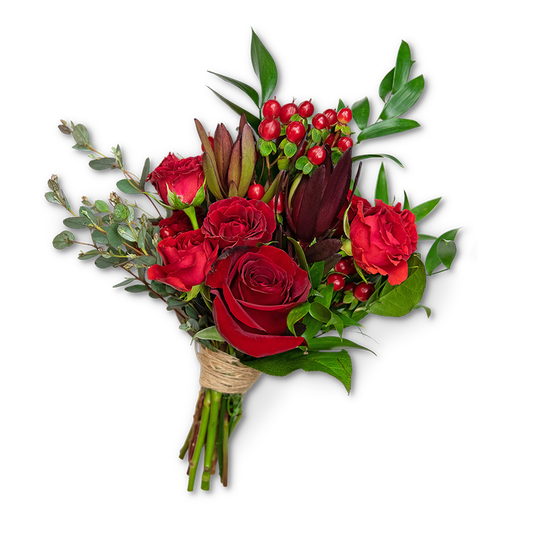 Crimson Hand-tied Bouquet