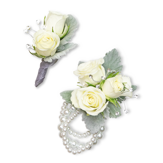 Virtue Corsage and Boutonniere Set